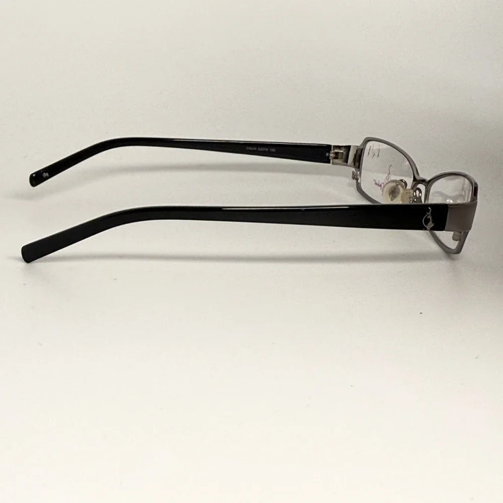 Baby Phat Eyeglasses MOD.121 DGUN‎ 52-16-135 Gunmetal Black Rectangle Frames